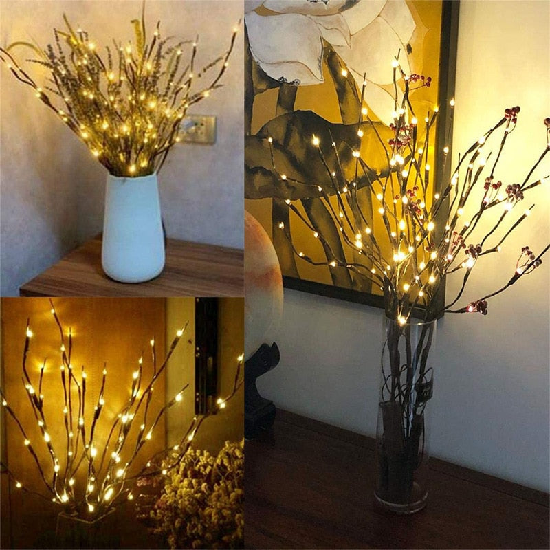 Home Branch light string LED  Garland Christmas Tree Decor