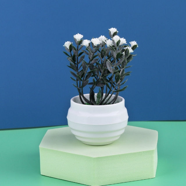 Mini Artificial Aloe Plants Bonsai Small Simulated Tree Pot Plants