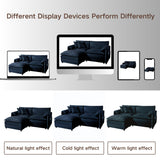 Modular Sectional Sofa Oversized Deep Seat L Shaped Couch Set for Living Room