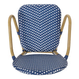 Outdoor PE Rattan and Aluminum 3 Piece French Bistro Set