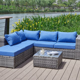 Patio Sofa With Cushions
