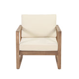 4-Pieces Acacia Wood Patio Furniture Set