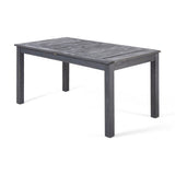 9-Piece Outdoor Dining Set with Extendable Acacia Wood Table and Cushioned Chairs