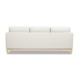 Knox 84' Modern Farmhouse Sofa, Flax White Linen