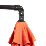 10ft Offset Hanging Market Patio Umbrella with Easy Tilt Adjustment