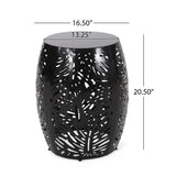 Modern Design Metal End Table, Large