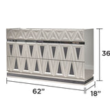Lavita Modern & Contemporary Style 4 Pc Queen Upholstered Bedroom Set
