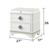 Laguna Modern Style 4 Pc King Upholstered Bedroom Set