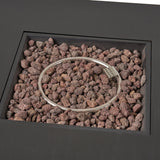 39'' Square Iron Fire Pit - 50,000 BTU