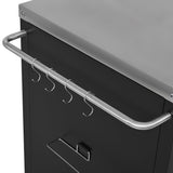 K&K 72.4' Large Grill Table for Big Green Egg