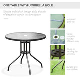 Patio Dining Set With Table Umbrella