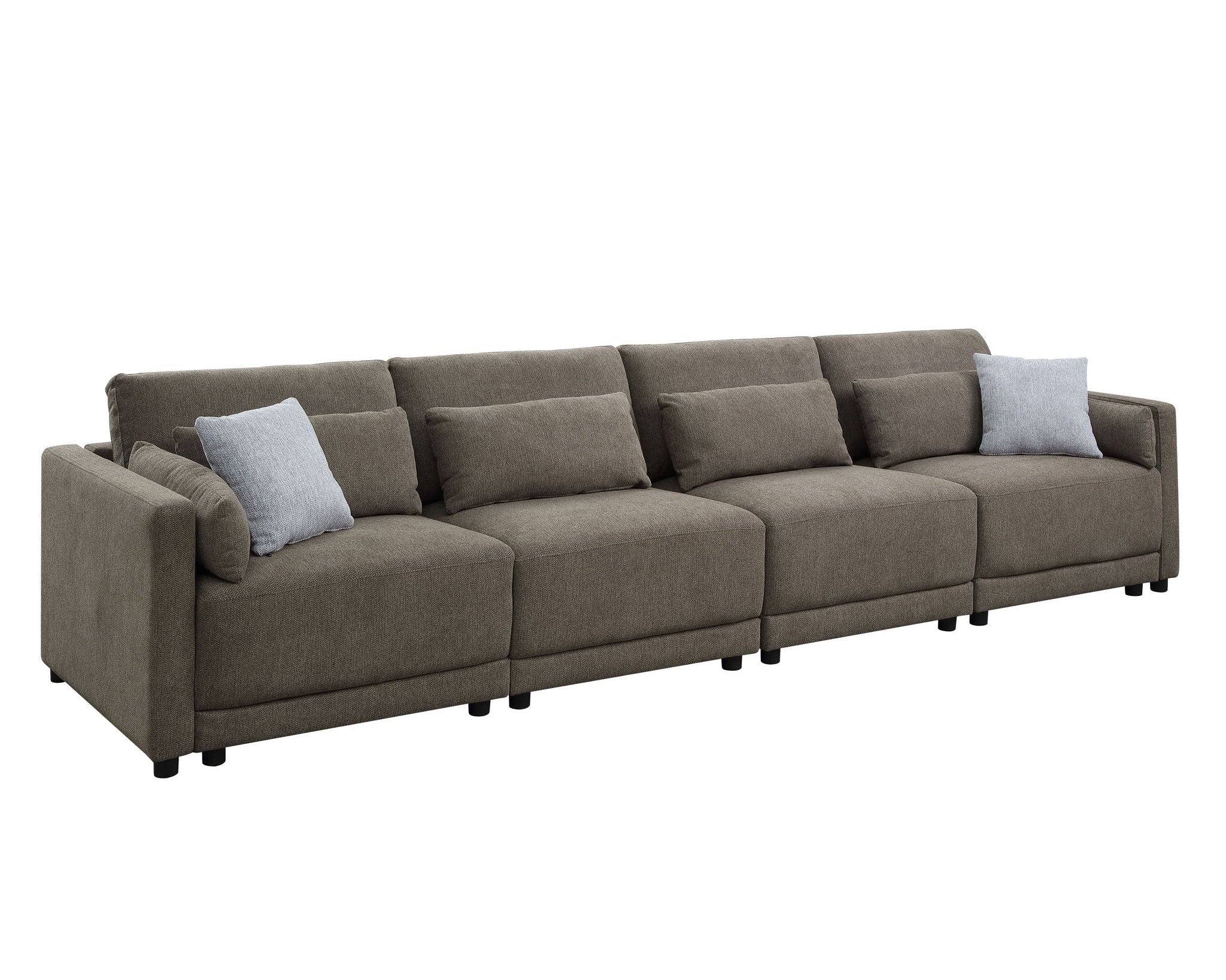 Rylie Modular Sectional Sofa With Toss Pillows