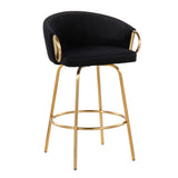 Claire - Contemporary & Glam Counter Stool (Set of 2)