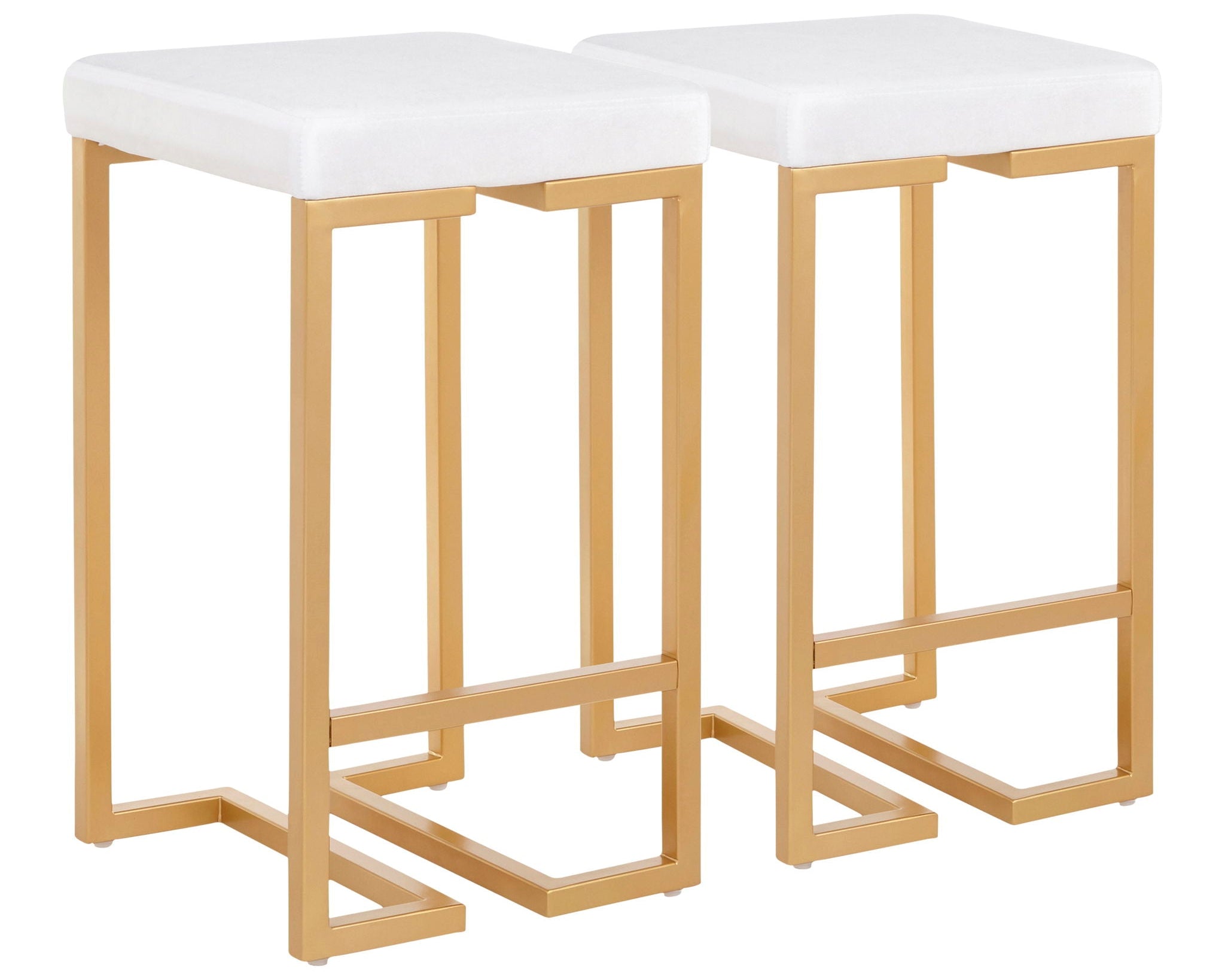 Midas - Contemporary / Glam Counter Stool (Set of 2)