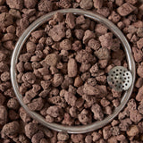 27' Bowl Shaped MGO 40,000 BTU Propane Fire Pit, Light Grey (Tank Cover not Included)