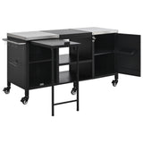 K&K 72.4' Large Grill Table for Big Green Egg