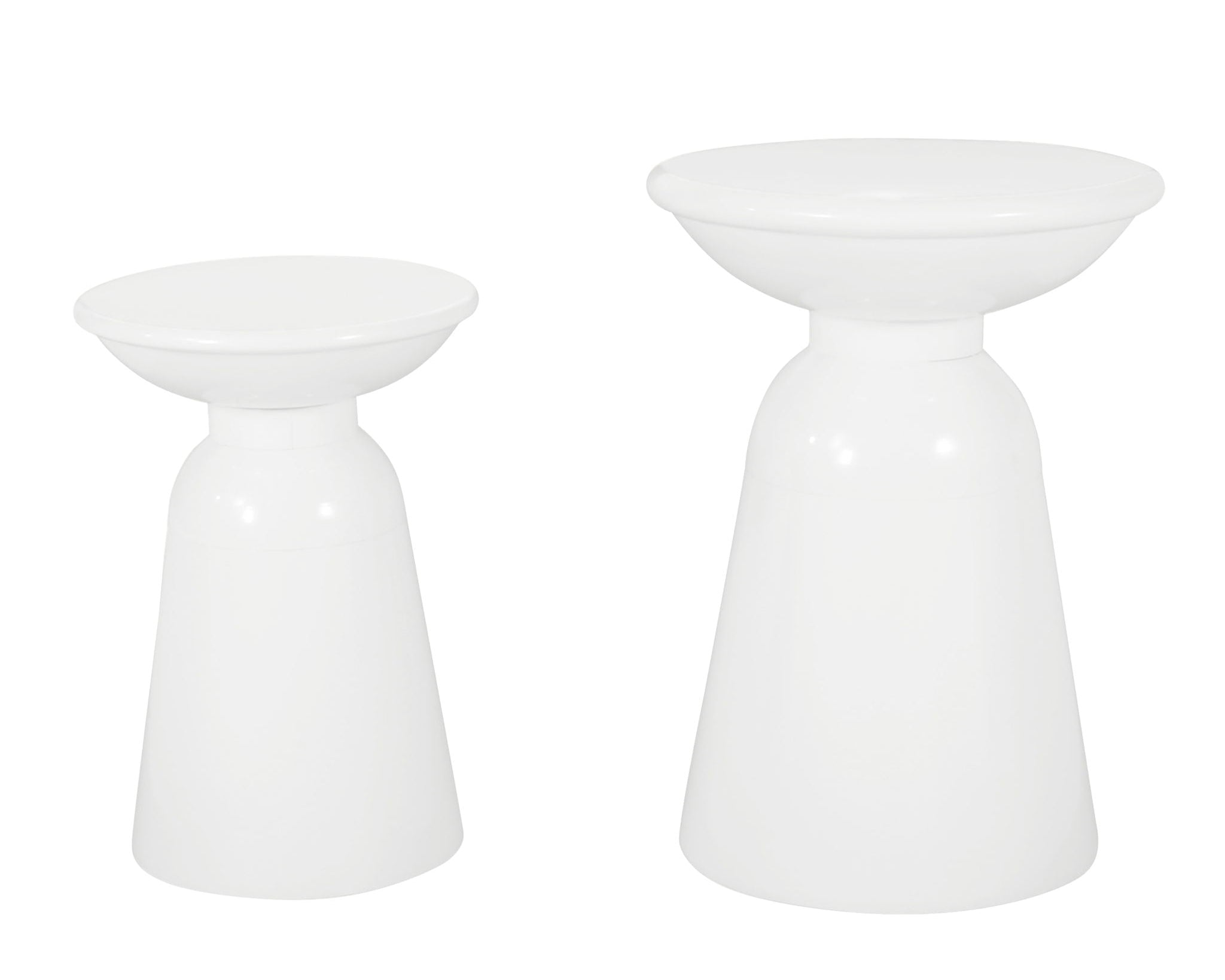 Serenita - Outdoor Side Tables With Flared Design (Set of 2)
