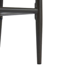 Mid Century Modern Counter Stool Set With Iron Frame