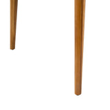 Outdoor Dining Set with Acacia Wood Table and 4 Chairs, Beige
