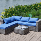 Patio Sofa With Cushions