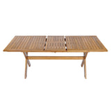 7-Piece Acacia Wood Outdoor Dining Set