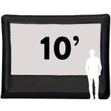 Elite Outdoor Movies Professional 10' Inflatable Screen