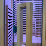 Blisspod | Milano | Full Spectrum Sauna Canadian Hemlock Ultra Low EMF | 6 Far Infrared & Red Glass Heater & Chromotherapy | 2 Person