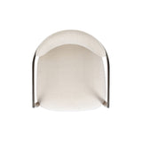 Artemis - Mixed Material Upholstered Dining Arm Chair - Warm White
