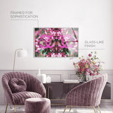 Double Blooming Fashion - Framed Acrylic Art