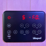Blisspod | Milano | Full Spectrum Sauna Canadian Hemlock Ultra Low EMF | 6 Far Infrared & Red Glass Heater & Chromotherapy | 2 Person