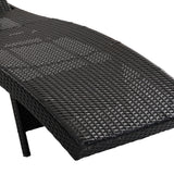 Patio Wicker Chaise Lounge Chairs Set of 2