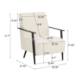 Modern Lounge Chair With Upholstery