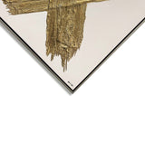 X of XO- With Hand-laid Plaster and Acrylic Paint