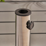 Wheelie Round Umbrella Base With Stainless Steel Holder
