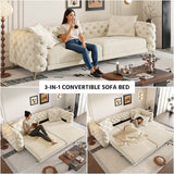 3-In-1 Convertible Sleeper Sofa