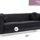 Delray - Micro Suede Sofa