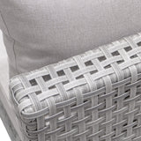 K&K 7-Piece Wicker Patio Furniture Set