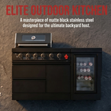 65-Inch 4-Burner Stainless Steel Propane Gas Outdoor Kitchen Barbecue Island Grill