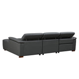 Wall-Hugger Reclining Sofa Modern Electric Control