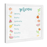 Menu Fruits