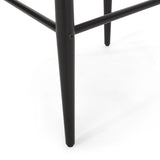 Upholstered Bar Stools With Backs For Kitchen Island (Set of 2)