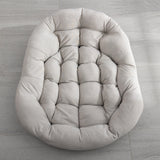 Outdoor Rattan Rocking Chair with Padded Cushion