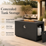 42-Inch Outdoor Fire Pit Table