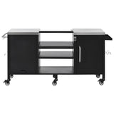 K&K 72.4' Large Grill Table for Big Green Egg