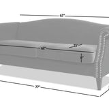 Elaine - Camel Back Small Space Sofa