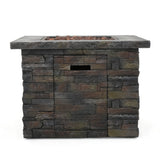 33' SQUARE MGO FIRE PIT - 40000 BTU.