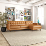 Allison - Mid-Century Modern Sectional Sofa Chaise