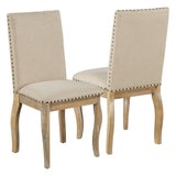 TREXM Set of 2 Dining Chairs