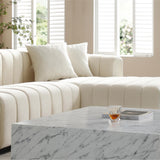 L-Shape Sectional Sofa with Deep Tufted Velvet Upholstered Right Chaise Modular Sofa