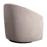Upholstered 360 Degree Swivel Accent Chair